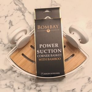 Bombay power suction corner basket shower cady